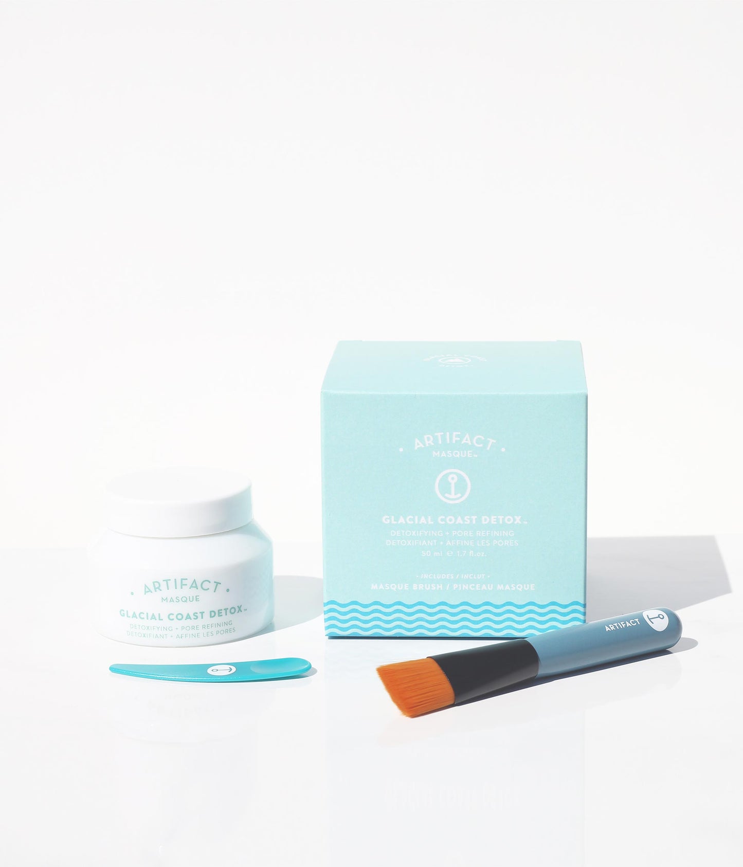 Glacial Coast Detox-Maske + Pinsel-Set